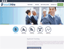 Tablet Screenshot of intellihire.com